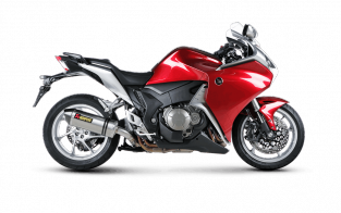 Akrapovic Slip-on Line Titanium met E-keur Honda VFR 1200 F 2010-2015